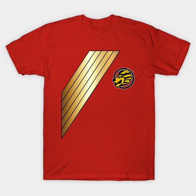 PR Wild Force Red Ranger T-Shirt by mavgagliano